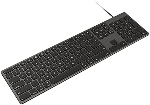 Matias Wired Aluminum Keyboard for Mac – Space Gray