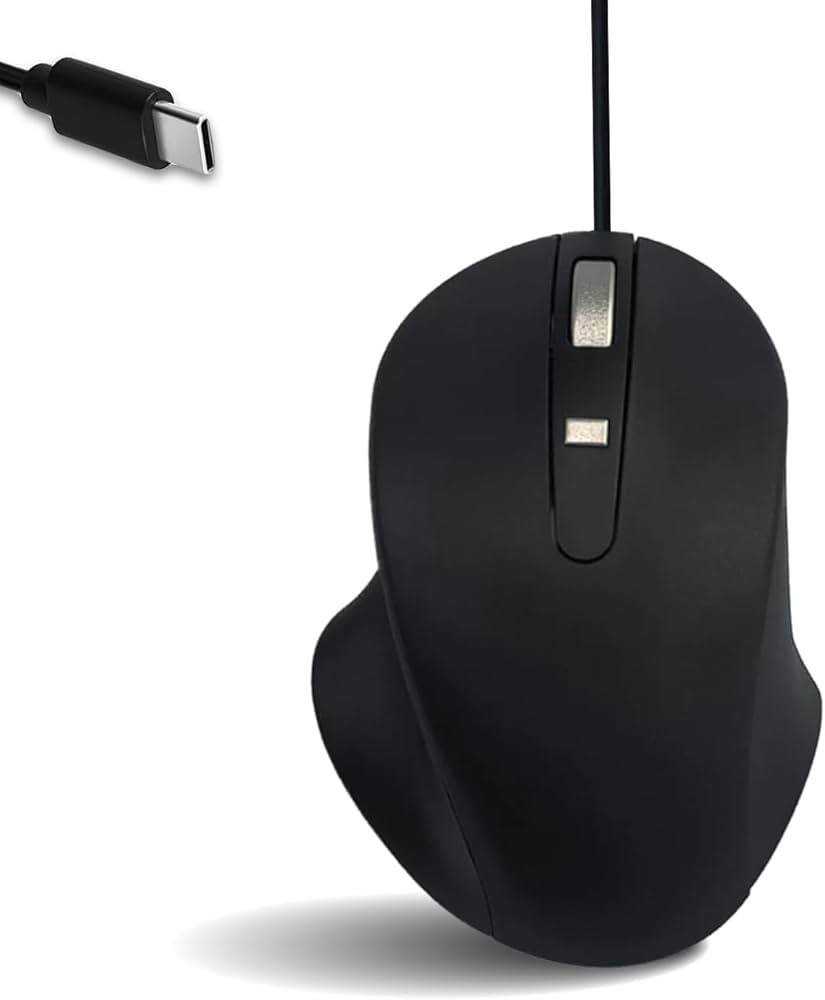 Matias Wired USB-C PBT Mouse (Black)