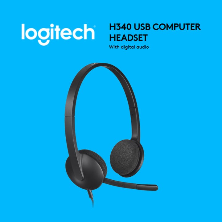 Logitech H340 Stereo USB Headset with Microphone