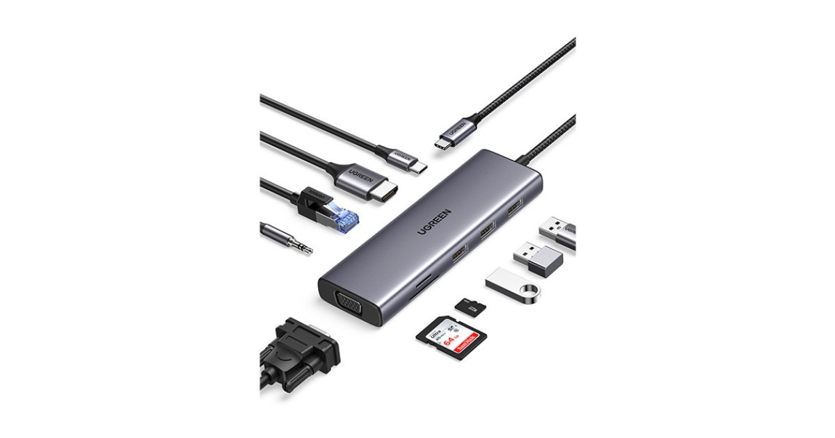 UGREEN Revodok CM498 (15601) USB-C Multifunction 10-in-1 Docking Station